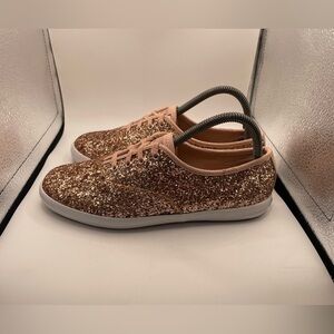Keds Champion Women's pink Glitter Sneakers size 7 WIDE
